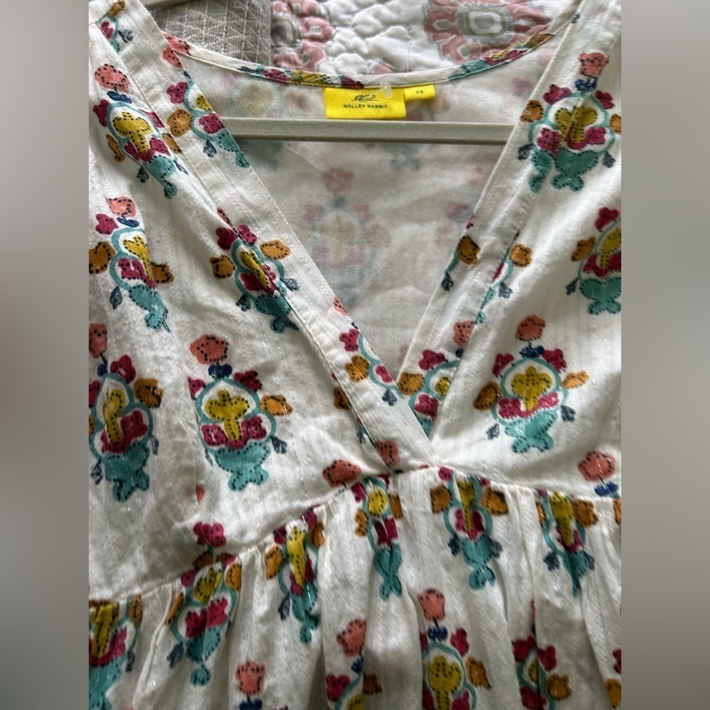 Roller Rabbit Multicolor Floral Dress - Picture 3 of 10